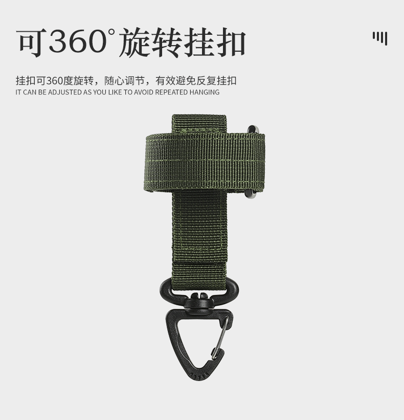 Kit 3 Chaveiros Táticos MOLLE – Clipe de Engrenagem para Cinto, Mochila, Luvas e Acessórioso engrenagem clipe keeper bolsa cinto chavei - Imagem 11