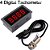 Tacômetro Digital LED Vermelho com Sensor Hall NPN – Kit com 4 Peças - Imagem 2
