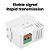 Módulo Carregador USB Tipo 128 | 220V p/ 5V 2.1A/1A com Interruptor – Kit Eletrônico - Imagem 4