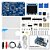 Kit DIY Mini Osciloscópio Digital | STC8K8A com Microcontrolador – Kit de Solda p/ Prática Eletrônica - Imagem 2