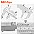 Mitutoyo Paquímetro Vernier Metálico 530-118 0-200mm para Medições Internas, Externas, de Profundidade e Passo - Imagem 6