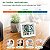 Termômetro Higrômetro Digital NOKLEAD com Display LCD – Medidor de Temperatura e Umidade Interna e Externa para Casa e Escritório - Imagem 8