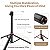 Ulanzi MT-79 Tripé Extensível com Parafuso 1/4'' para Câmeras DSLR, Smartphones, Microfone e Luz de Preenchimento - Imagem 5