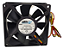 Cooler 4000 Rpm 80x80x25mm 12v 0.38a Ultrar Dc Alta Rotação - Imagem 1