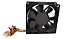 Cooler 4000 Rpm 80x80x25mm 12v 0.38a Ultrar Dc Alta Rotação - Imagem 5