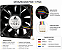 Cooler Fan Delta PFC1212DE 12V 4.8A 120x120x38mm 4 Fios PWM - Imagem 3