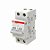 Minidisjuntor Bipolar 25A 5Ka/3Ka em 220V/380V Termomagnético Curva C SJ202T-C25 :2TAZ144200R0254 -ABB - Imagem 1