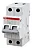 Minidisjuntor Bipolar 25a 6ka/10ka em 220v/380v Termomagnético Curva c sj202-c25 :2taz141200R0254 -abb - Imagem 1