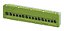 Bloco Distribuidor Multipolar Termoplástico 400v 100a  7x6mm2 / 9mm2 com parafuso pek/s16 :1spe007715f0743 -abb - Imagem 3