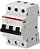 Minidisjuntor Tripolar 20a 6ka/10ka em 220v/380v Termomagnético Curva c sj203-c20 :2taz141300r0204-abb - Imagem 1
