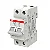 Minidisjuntor Bipolar 40A 5Ka/3Ka em 220V/380V Termomagnético Curva C SJ202T-C40 :2TAZ144200R0404 -ABB - Imagem 1