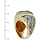 Anel com pedra natural druza e couro lateral folheado a ouro 18k - Imagem 3