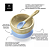 Jogo Kids bowl com ventosa de bambu, garfo e colher de silicone - Azul - Imagem 3