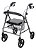 Andador Dobrável Regulável Assento 4 Rodas SC302 Hidrolight - Imagem 1