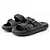 Sandália Ortopédica Fly Feet Nuvem City Preto Ac356 - Imagem 1