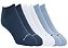 Meia 6 Pares Masculina Non Terry no Show Azul Skechers - Imagem 1