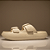 Chinelo Nuvem Extra Macio Ajustável Soft Walk Saúde Store Bege - Imagem 4