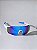 Óculos de Sol Esportivo Brav Branco e Azul - Imagem 1