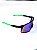 Óculos de Sol Esportivo Momentum Preto e Verde - Imagem 1
