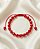 Pulseira de Cristal Vermelha Ajustável - Imagem 1