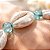 Pulseira de Búzios com Contas Azuis - Imagem 3