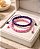 Pulseira Macramê com Contas Acrílicas Coloridas - Imagem 2