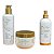 Combo Tridimensional Kazulo k500 (Shampoo 300 ml, Máscara 500g e Revestimento Capilar 250 ml) - Imagem 1