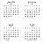 Mini Calendário De Mesa 2025 8x8cm - Imagem 9