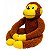 Brinquedo Macaco Amigão de Pelúcia para Cachorro e Gato Animalíssimo - Imagem 1