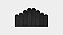 Placa Kit suede preto (padrão e queen) - Imagem 1