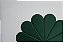Placa Pétala suede verde (cama padrão ou queen ) - Imagem 1