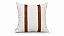 Capa almofada 45x45cm  linho /listra caramelo - Imagem 1