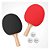 Kit Ping Pong Tenis de Mesa 2 Raquetes + 3 Bolinhas Sensei - Imagem 1