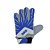 Luva Goleiro Infantil Rocket DRB 3.0 Cinza e Azul - Imagem 1