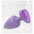 Plug Anal ABS Roxo com Pedra Coração – Sensual Love - Imagem 1