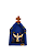 Mini capelinha azul Espírito Santo - Imagem 1