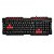 KIT TECLADO E MOUSE USB GAMING GK-20BK C3TECH - Imagem 1