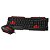 KIT TECLADO E MOUSE USB GAMING GK-20BK C3TECH - Imagem 3