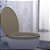 ASSENTO SANITÁRIO MOD CONVENCIONAL OVAL BEGE - Imagem 2
