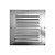 GRADE PARA VENTILACAO QUADRADA (25 X 25 CM) EM ALUMINIO COM VEDACAO E TELA PROTETORA - Imagem 1