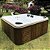 SPA MONTSERRAT QUADRADO 215 x 215 x 90 CM TOP LINE C/ 7 LUGARES OURO FINO - Imagem 1