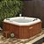 SPA GOLDSPACRIL RETANGULAR 200 x 190 x 70 CM TOP LINE C/ 5 LUGARES OURO FINO - Imagem 1