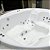 SPA GOLDSPACRIL REDONDO Ø 211 x 70 CM STANDARD C/ 5 LUGARES OURO FINO - Imagem 1