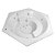 SPA THERMA CARIBE SEXTAVADO 267 x 230 x 77 CM STANDARD P/ 6 PESSOAS OURO FINO - Imagem 3