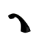 ALCA EM POLIURETANO PRETO (LUNACRIL) - Imagem 2