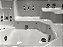 SPA HARMONY QUADRADO 200 x 200 x 70 CM P/ 5 PESSOAS OURO FINO - Imagem 3
