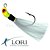 Isca artificial Jig Lori M 12 g Cor: Amarelo / Branco (xuxinha) MARB - Imagem 1