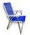 Cadeira BEL Alta Lazy Aluminio SANNET Azul - Imagem 3
