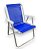 Cadeira BEL Alta Lazy Aluminio SANNET Azul - Imagem 1