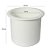 Porta copos Clipper de embutir branco - Naval UN4787 - Imagem 2